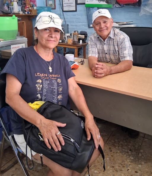 Meeting with prosthetic specialist OP Martinez Salinas in Cuernavaca, Mexico