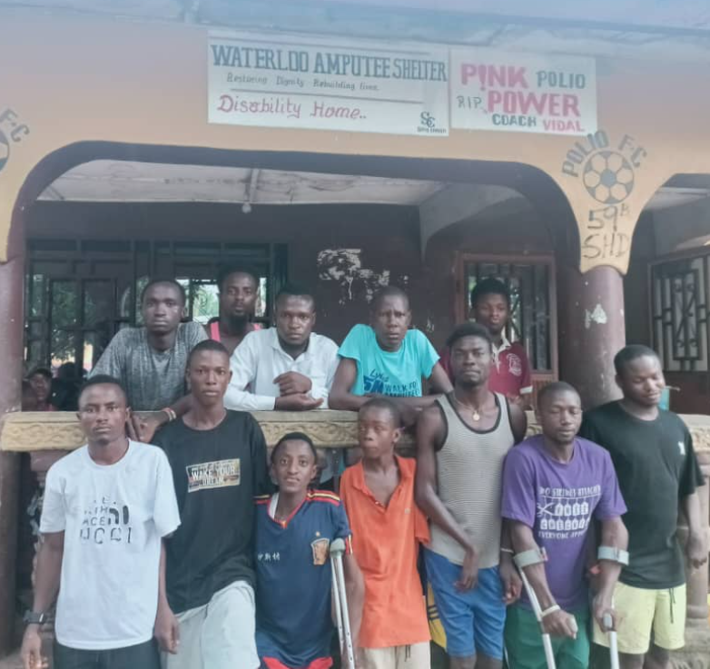 Waterloo Amputee Shelter residents