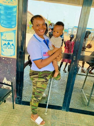 Mary — single mother and sole provider for her one-year-old son